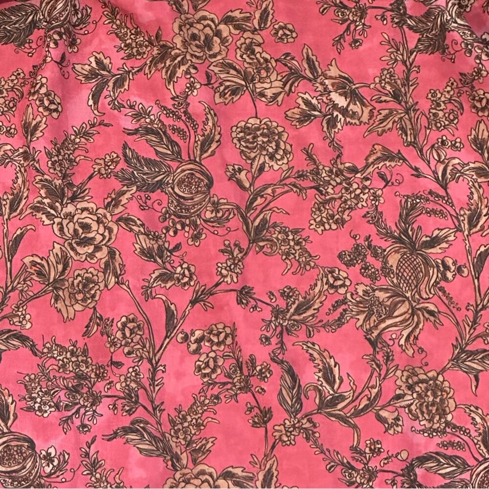 Smith & Quinn Dawn Dress Brush Flora Pink Floral Ruffle Mini Dress Size Small - Picture 4 of 11